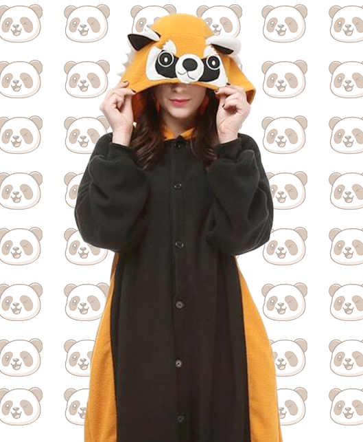 Roter Panda Onesie
