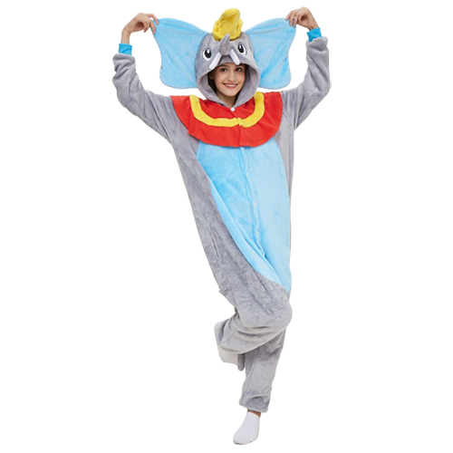 dumbo onesie blau