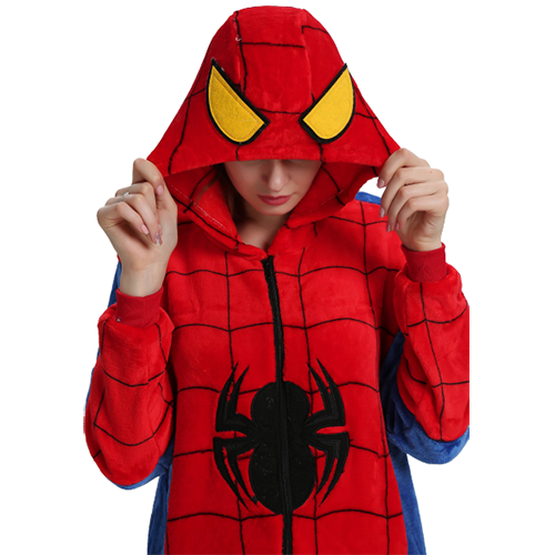 spiderman onesie damen