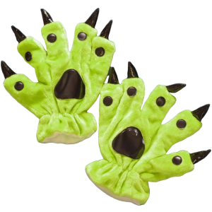 Anisfarbene Krallen-Handschuhe