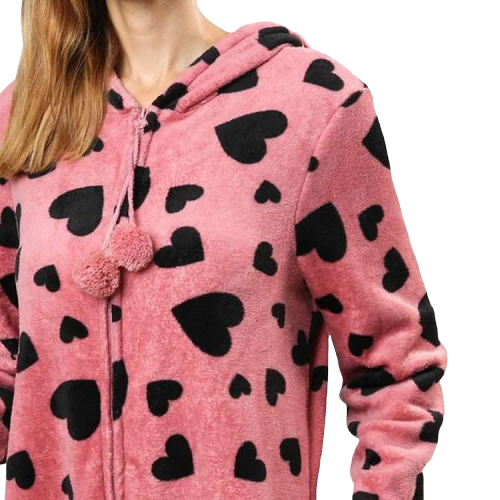 heart onesie damen