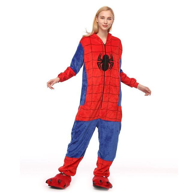 spiderman onesie erwachsene