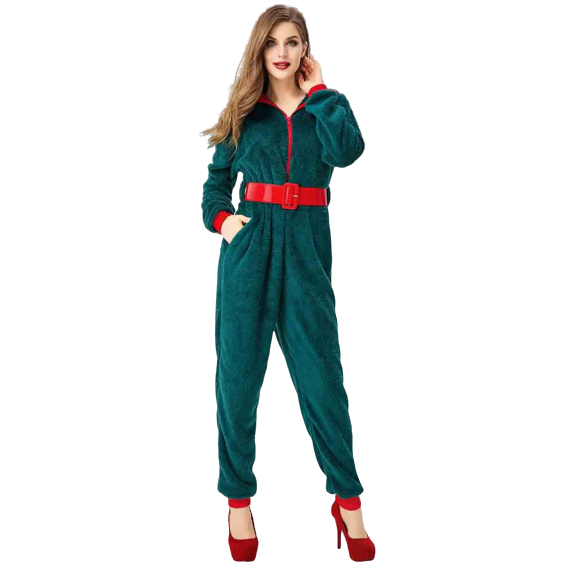 elf onesie damen