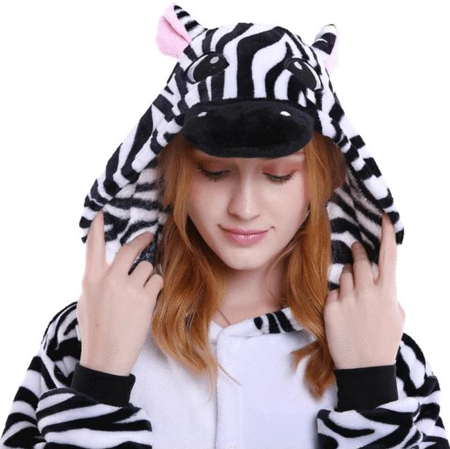 zebra onesie herren