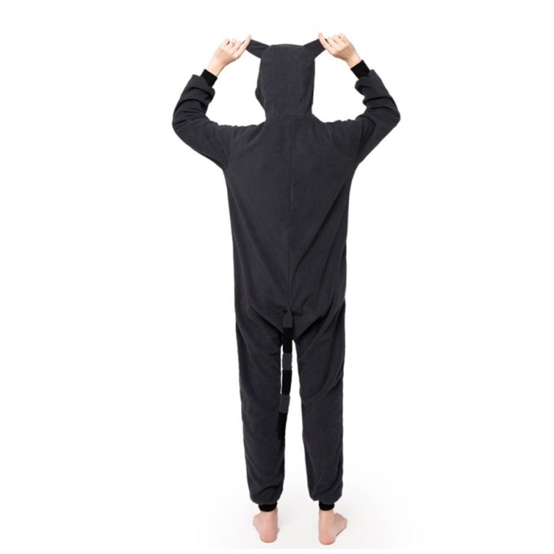 waschbär onesie erwachsene