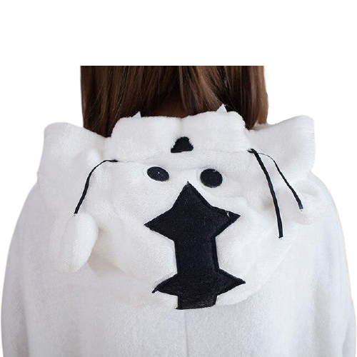 white tiger onesie damen