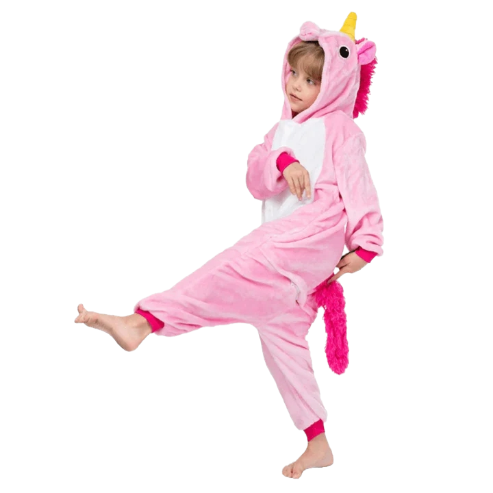 rosa einhorn onesie madchen