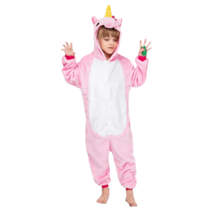 rosa einhorn onesie kinder