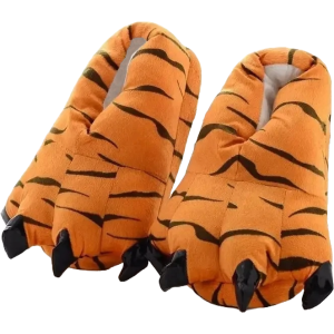Tiger-Krallen-Hausschuhe - 31 - 35