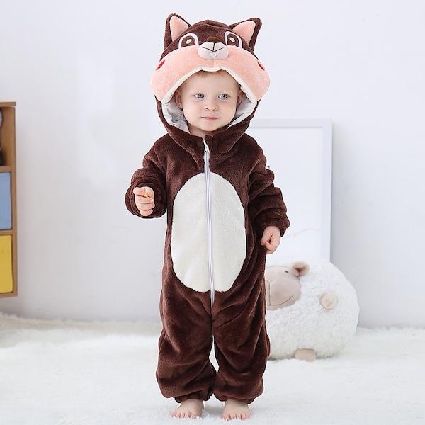 Baby Eichhörnchen Onesie Kostüm