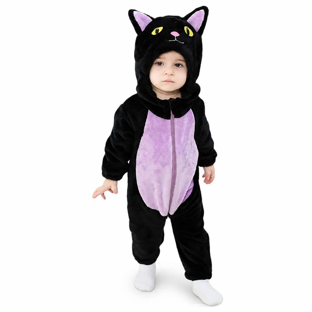 Baby Schwarze Katze Onesie