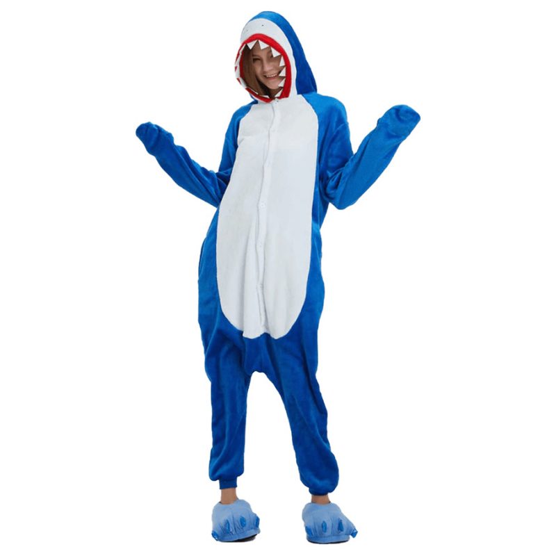 Blauer Shark Onesie