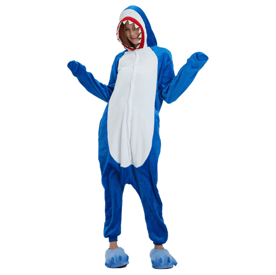 Blauer Shark Onesie