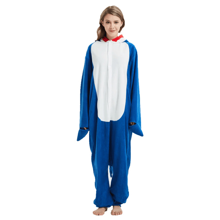 Blauer Shark Onesie