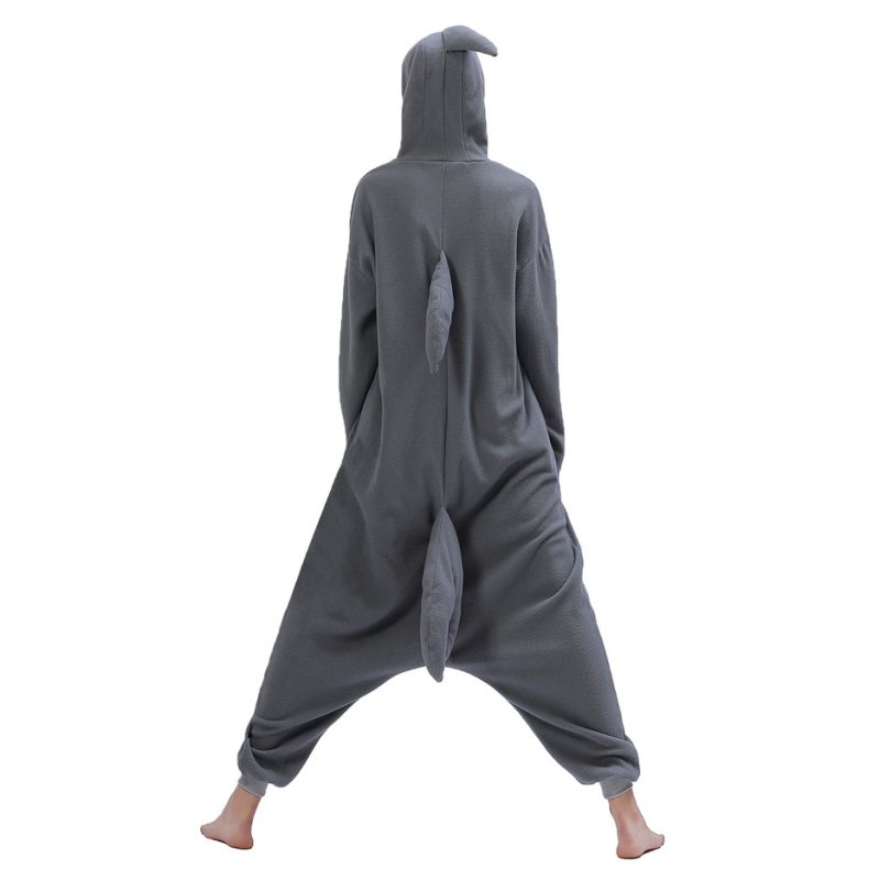 Grauer Shark Onesie