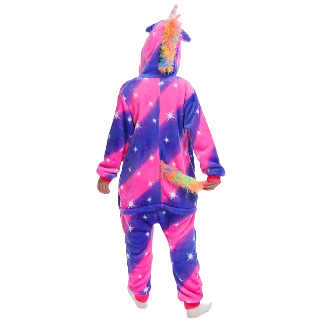 Kinder Bunter Einhorn Onesie – Bild 3