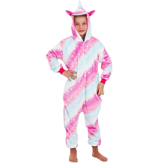 Kinder Bunter Einhorn Onesie – Bild 6