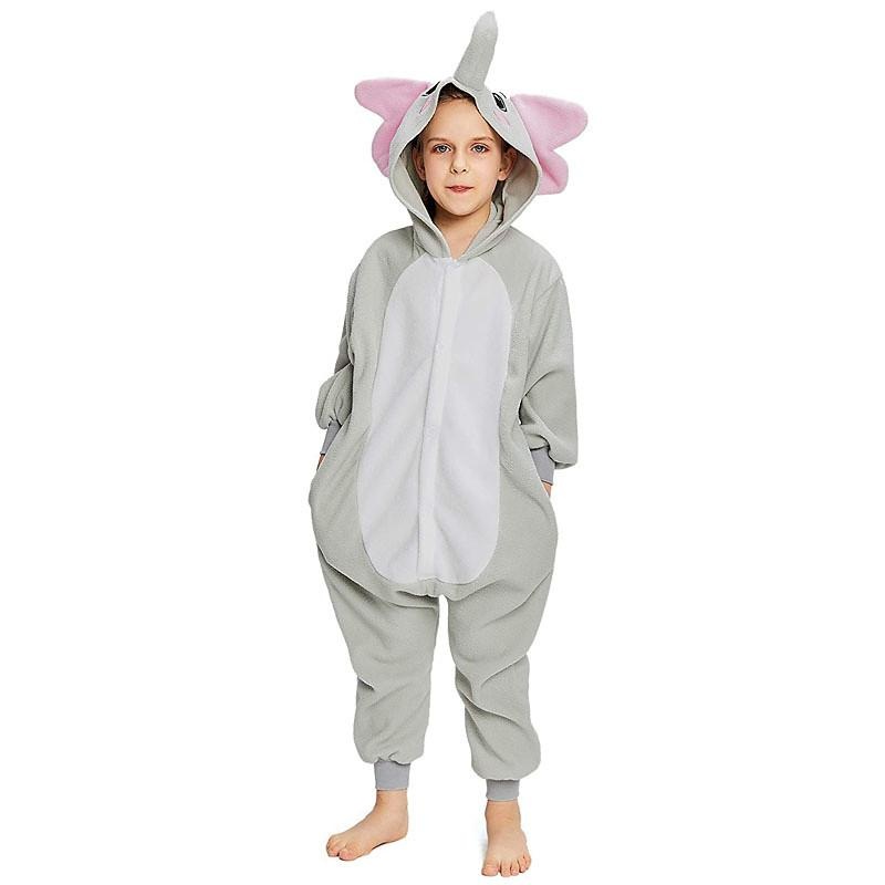 Kinder Elefant Onesie Pyjama