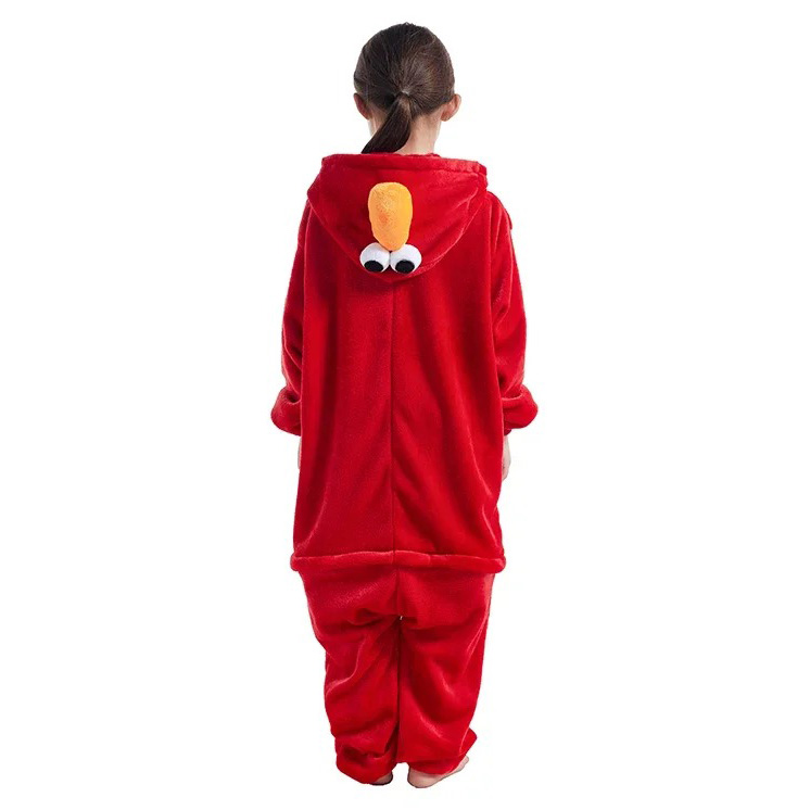 Kinder Elmo Onesie Kostüm
