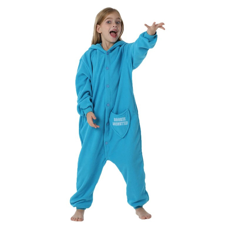 Kinder Krümelmonster Onesie Pyjama