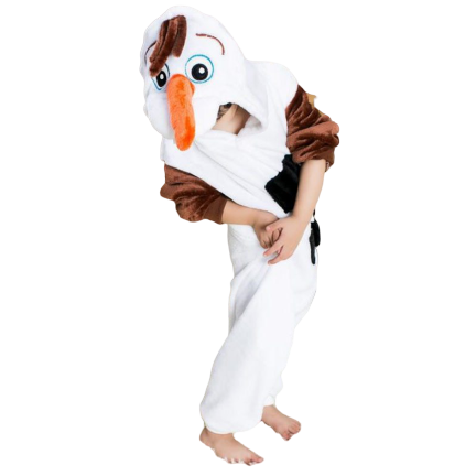 Kinder Olaf Onesie Kostüm