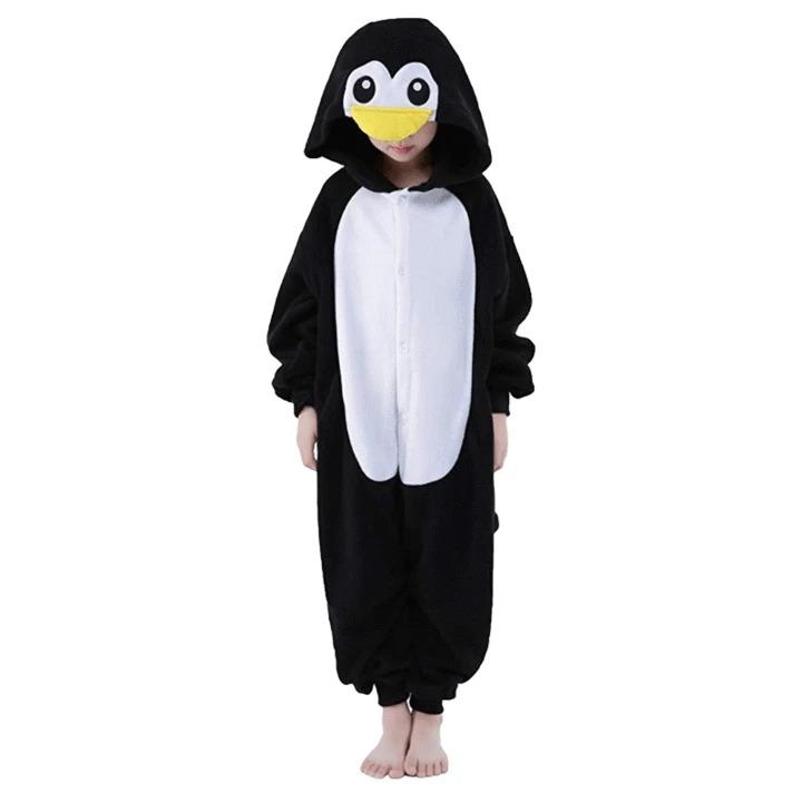 Kinder Pinguin Onesie Kostüm