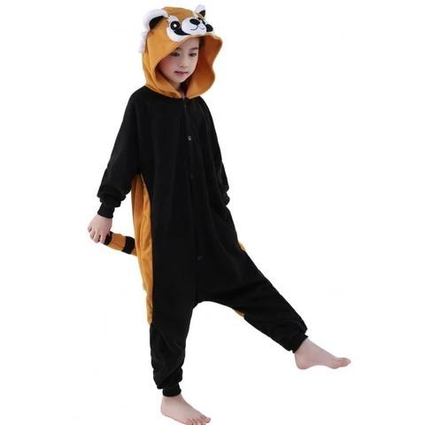 Kinder Roter Panda Onesie Kostüm