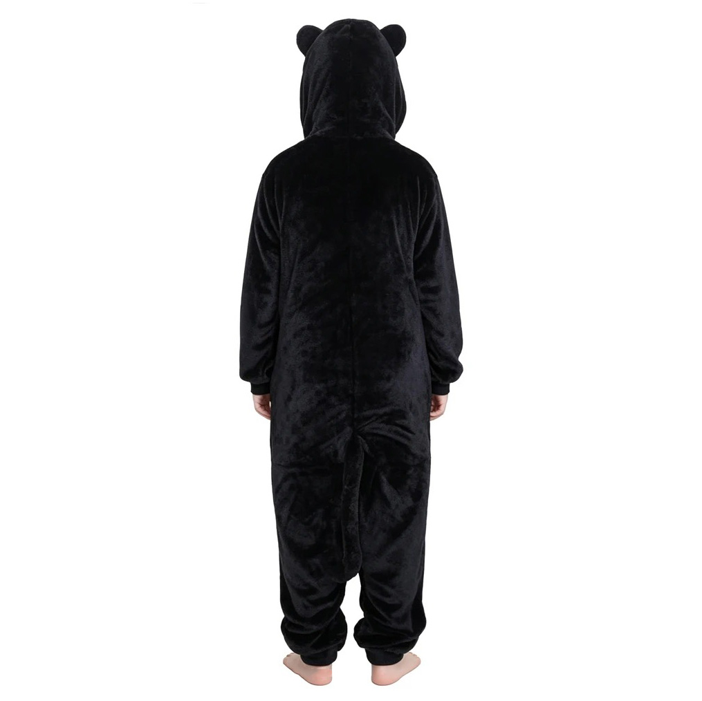 Kinder Schwarze Katze Onesie