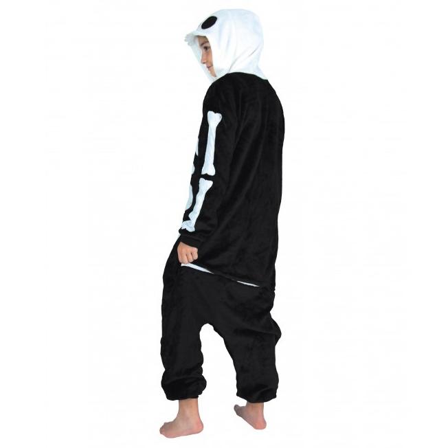Kinder Skelett Onesie Kostüm