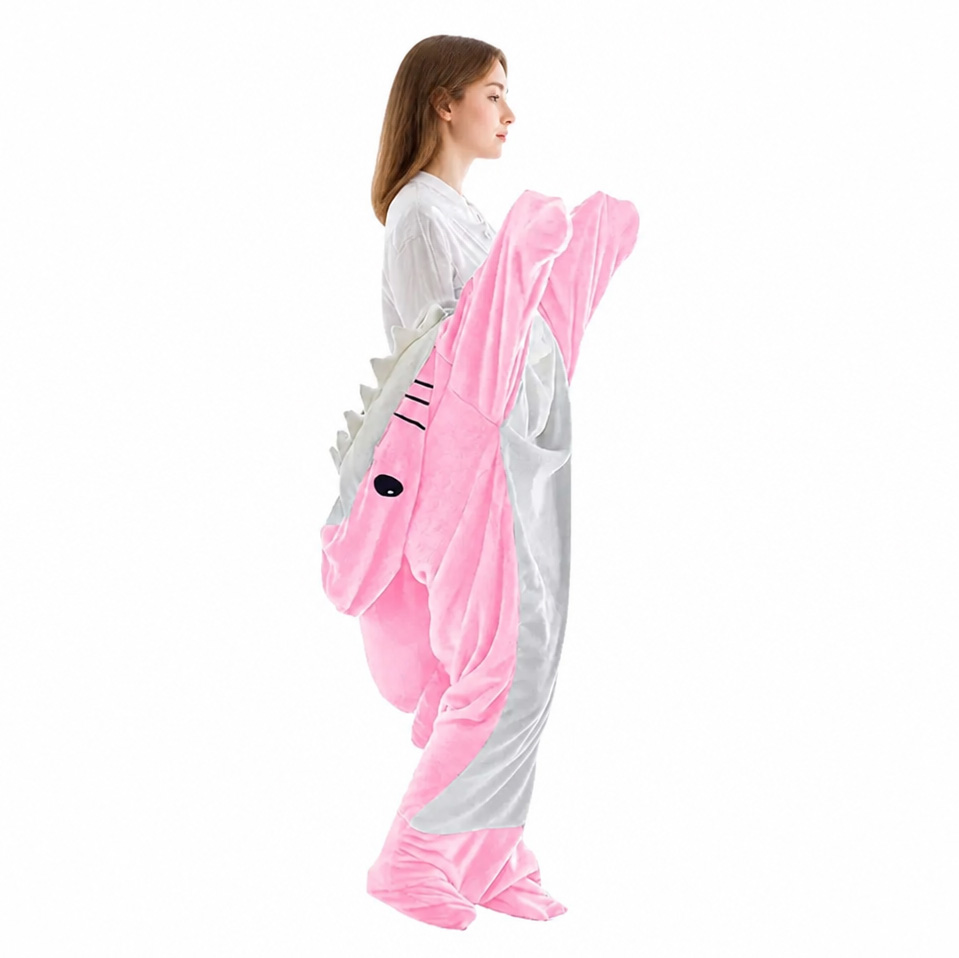 Rosa Shark Blanket Onesie