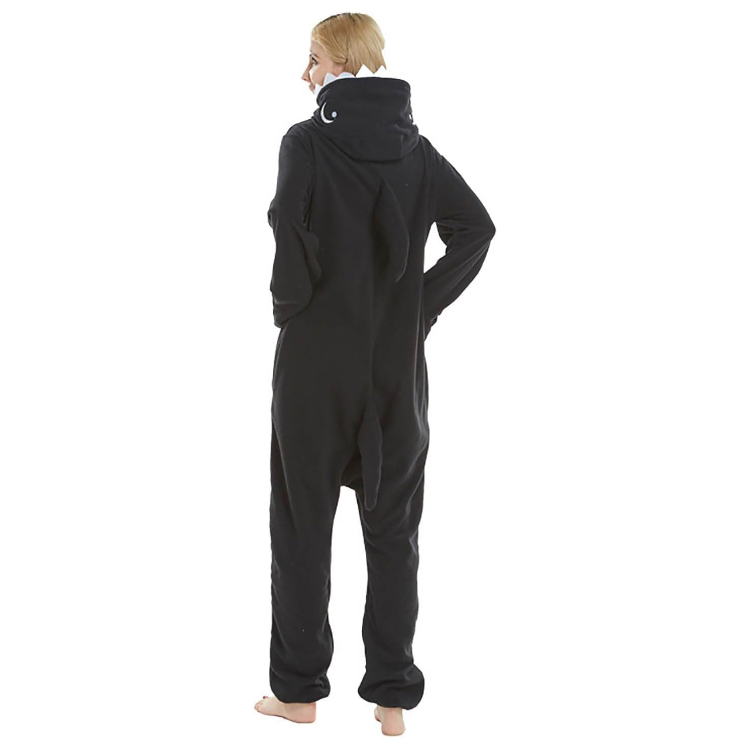Schwarzer Shark Onesie
