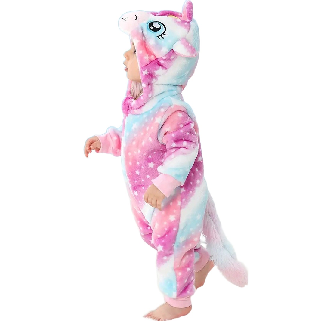 Baby Bunter Einhorn Onesie