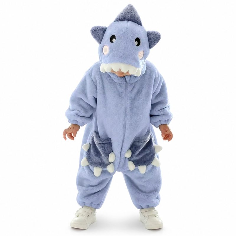 Baby Hellblauer Shark Onesie