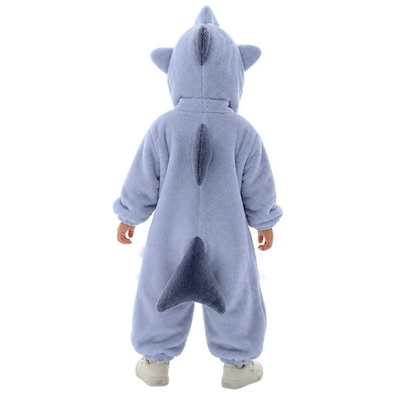 Baby Hellblauer Shark Onesie