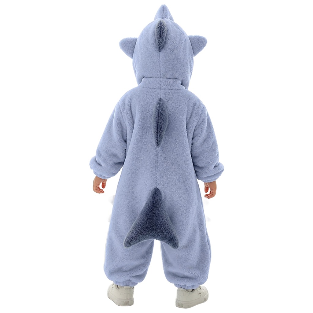 Baby Hellblauer Shark Onesie