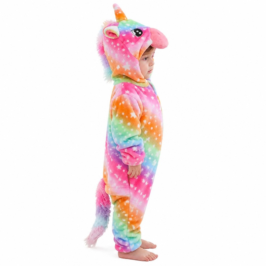 Baby Regenbogen Einhorn Onesie