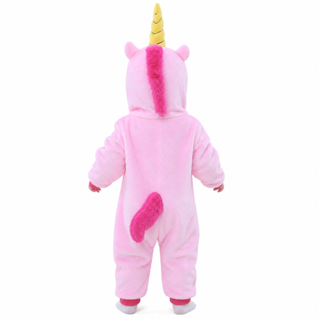 Baby Rosa Einhorn Onesie