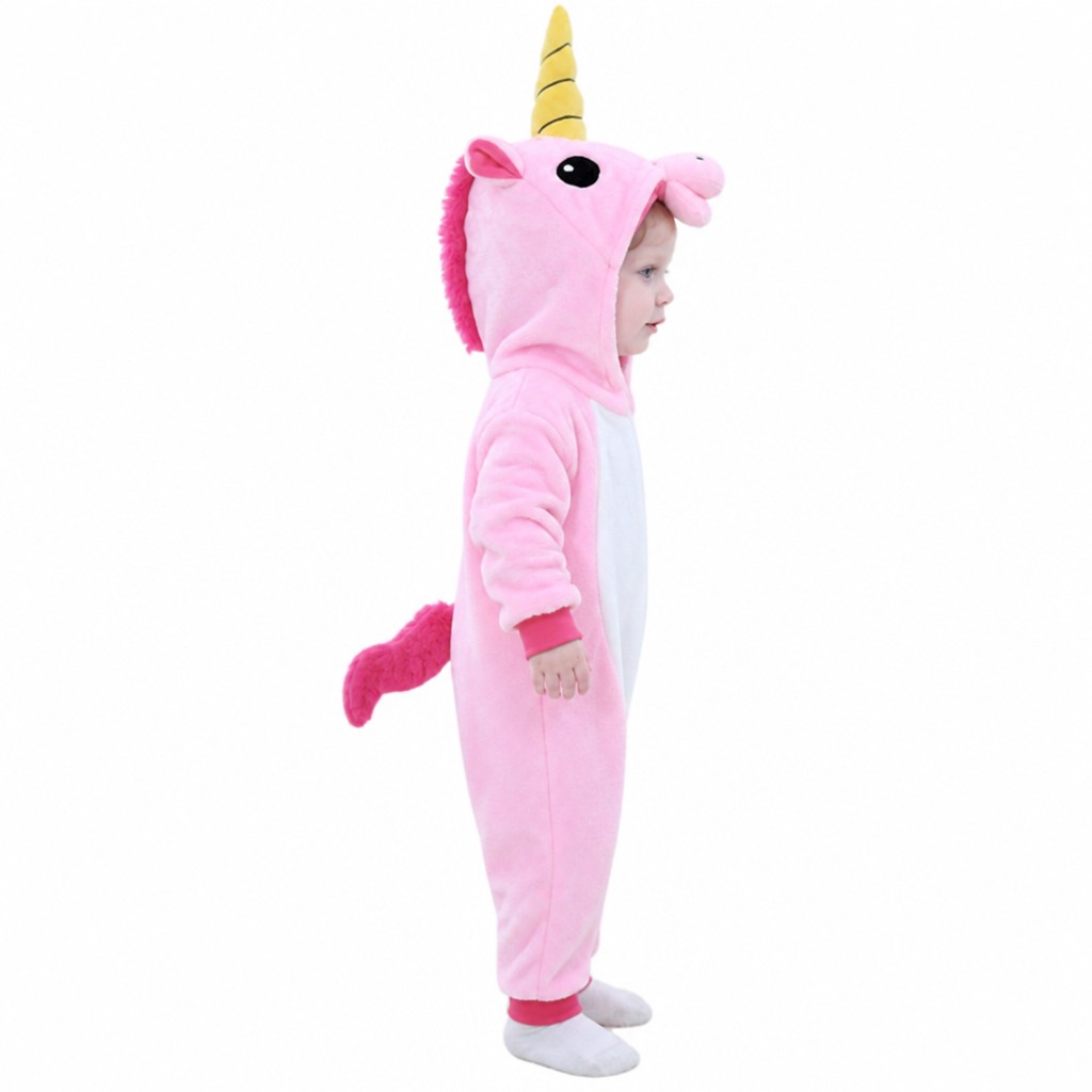 Baby Rosa Einhorn Onesie