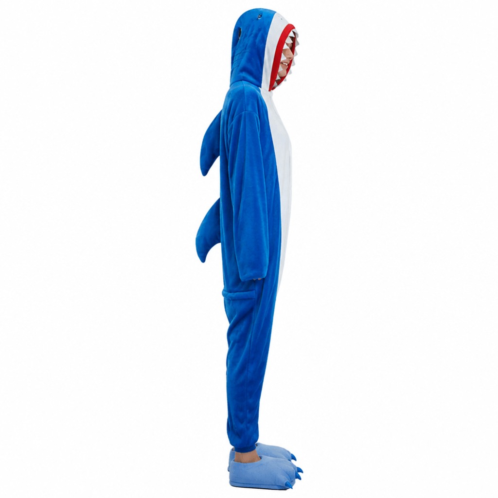 Blauer Shark Onesie