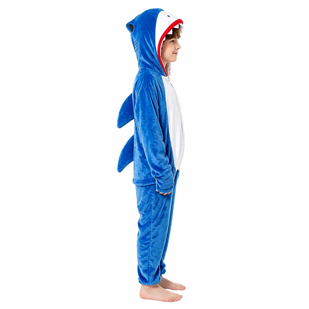 Kinder Blauer Shark Onesie