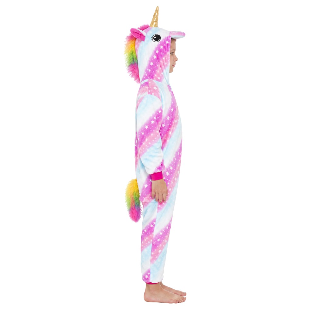 Kinder Bunter Einhorn Onesie – Bild 8