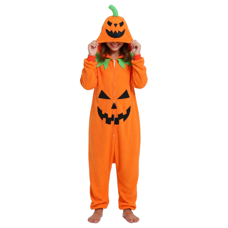 Kinder Kürbis Onesie