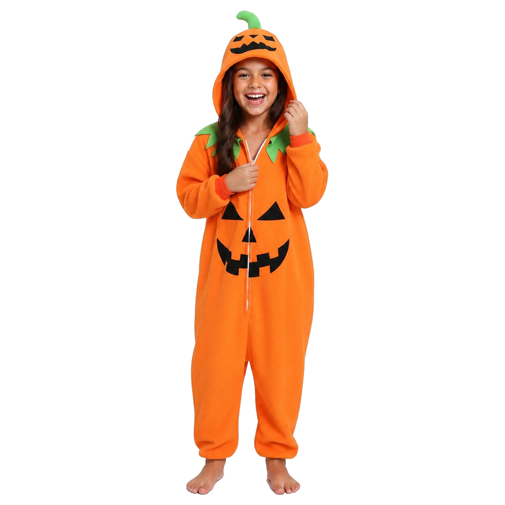 Kinder Kürbis Onesie