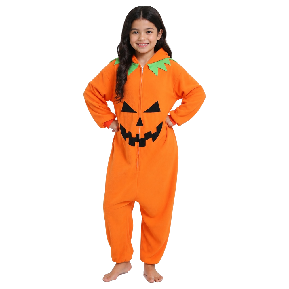 Kinder Kürbis Onesie
